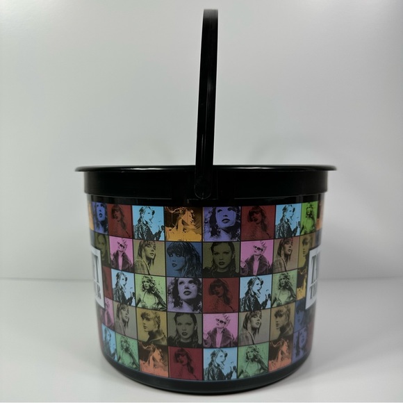TAYLOR SWIFT THE ERAS TOUR CONCERT CINEMARK MERCH COLLECTIBLE POPCORN TUB BLACK - Picture 2 of 3
